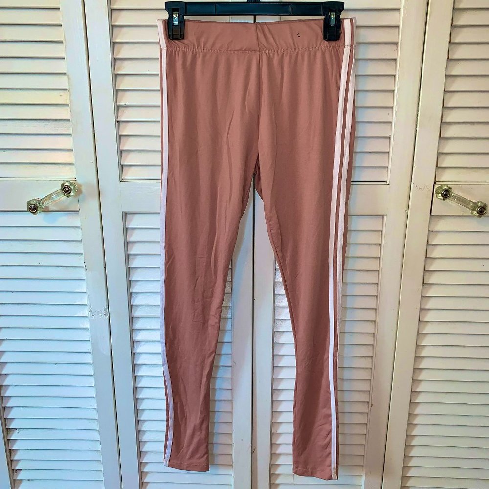 Rue 21 Pink Stripe Leggings